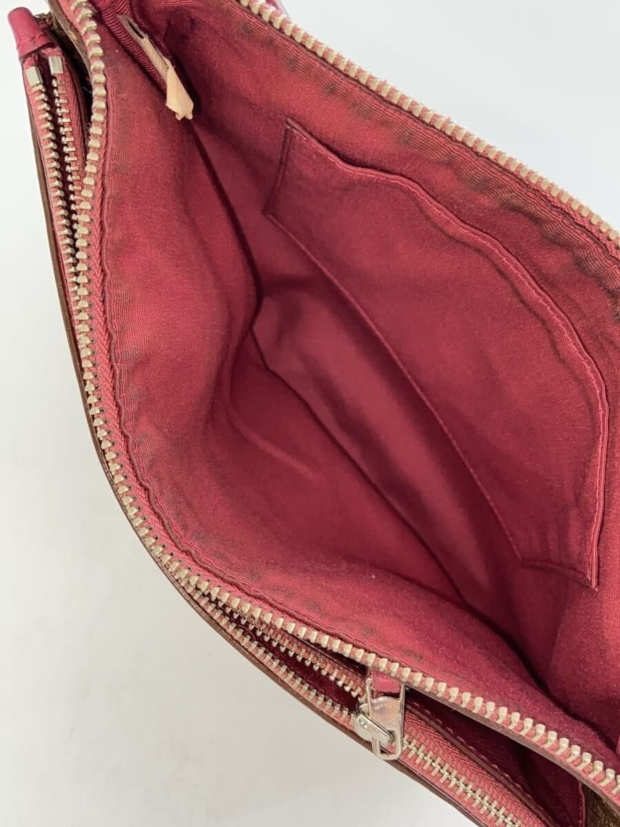 COACH Shoulder Bag Leather KHK Monogram F52657 6