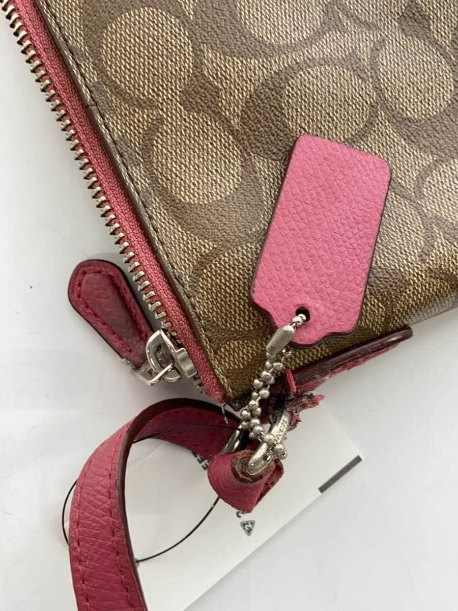 COACH Shoulder Bag Leather KHK Monogram F52657 8