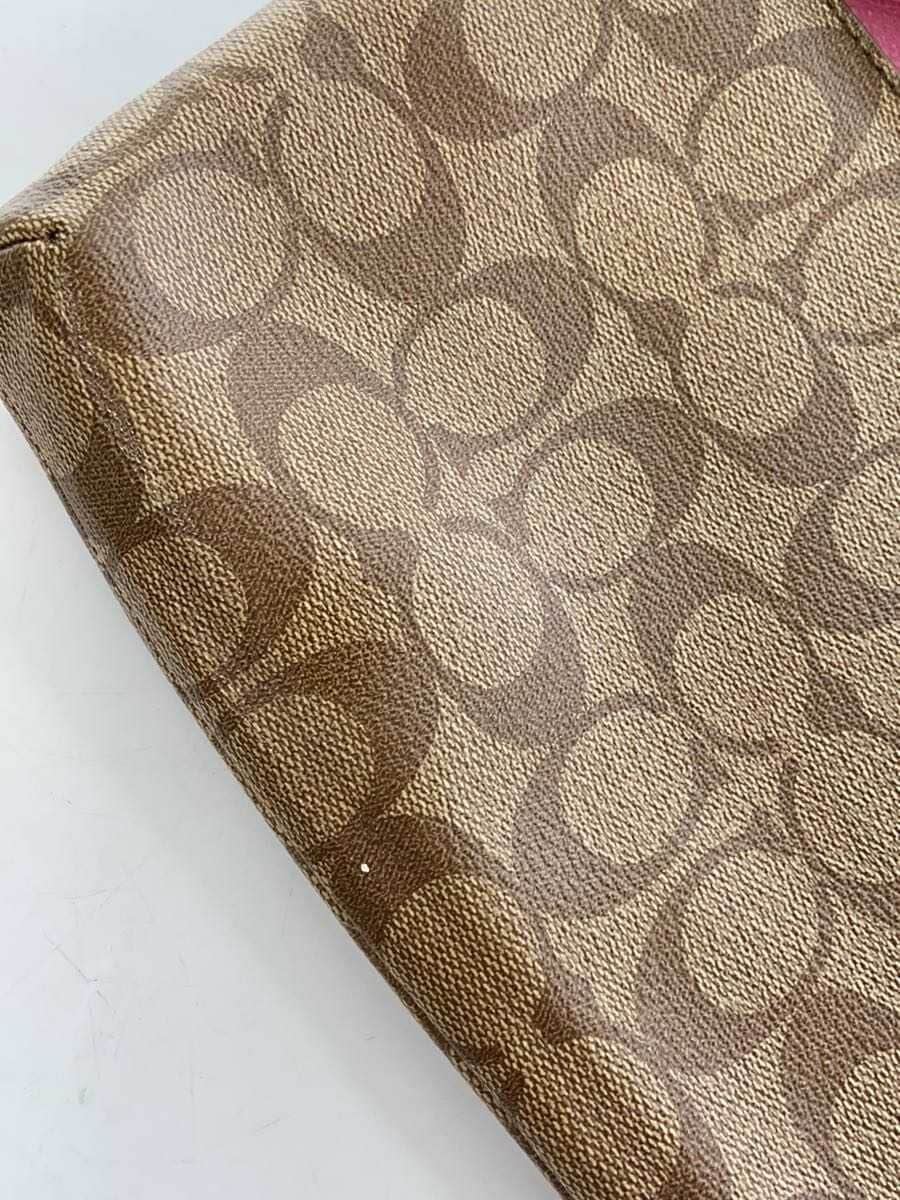 COACH Shoulder Bag Leather KHK Monogram F52657 9