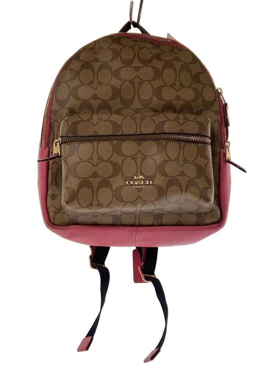 COACH Backpack Leather CML Monogram F32200
