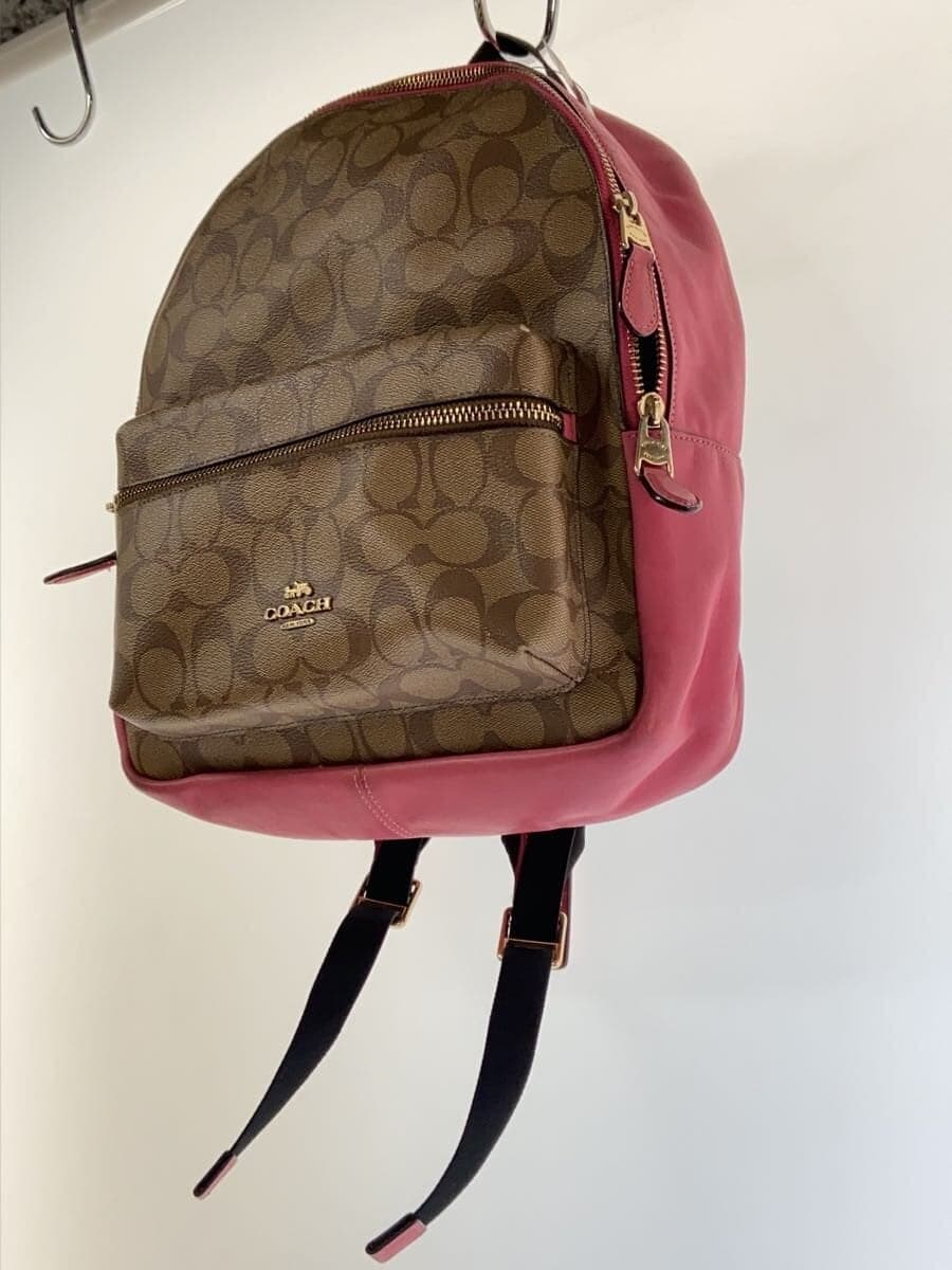 COACH Backpack Leather CML Monogram F32200 2