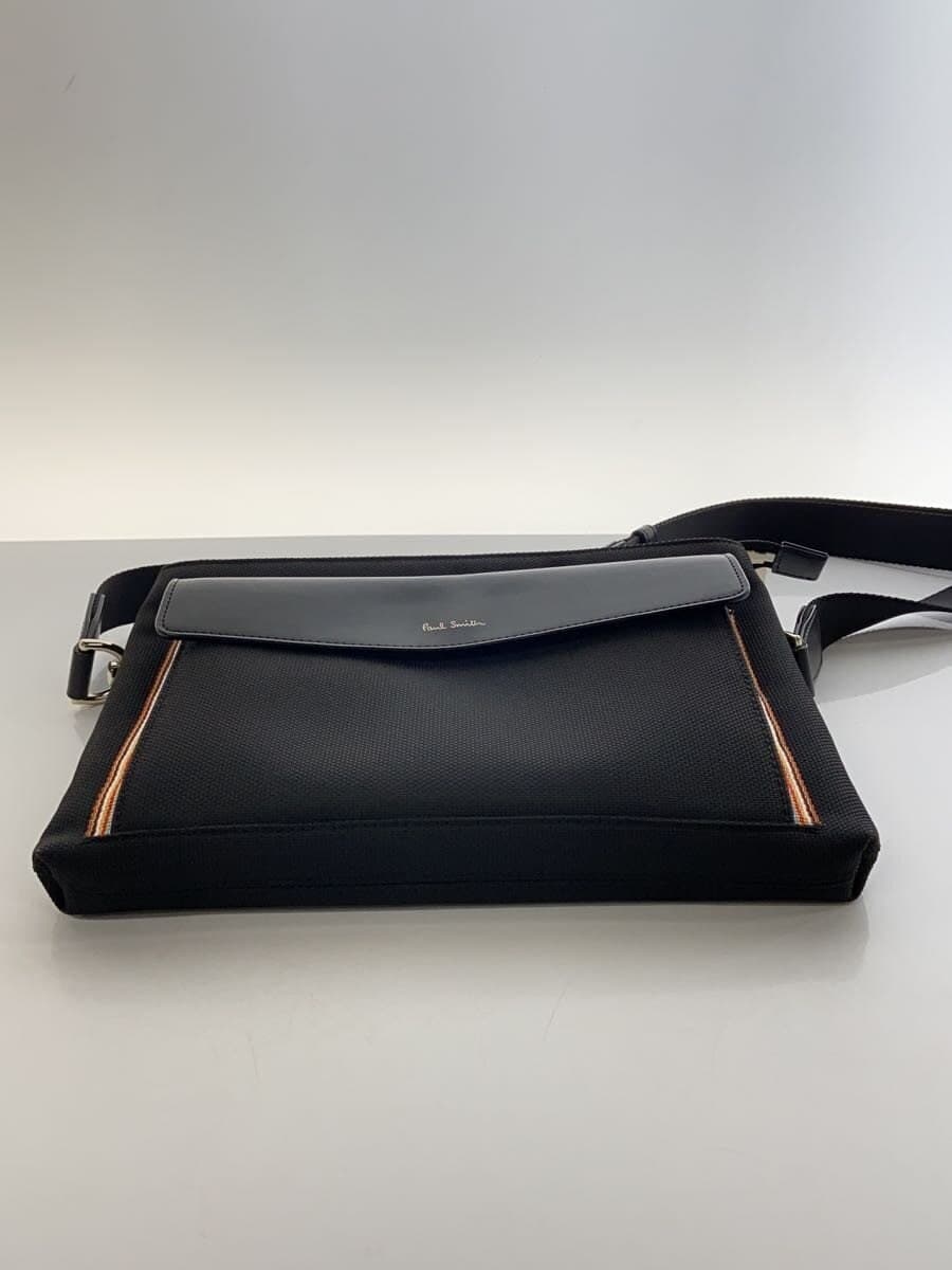 Paul Smith shoulder bag clutch bag canvas BLK 4