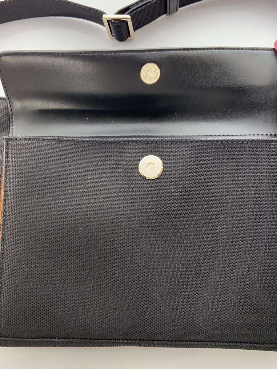 Paul Smith shoulder bag clutch bag canvas BLK 7