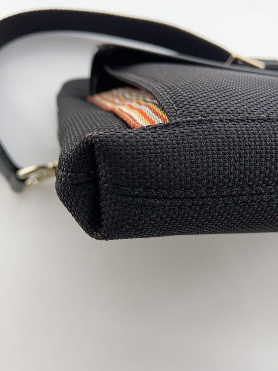 Paul Smith shoulder bag clutch bag canvas BLK 8