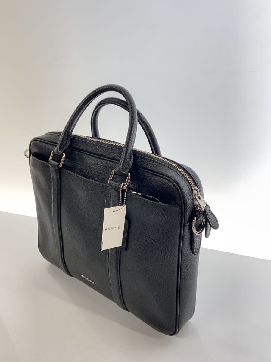 COACH Business Bag Metropolitan Briefcase Leather Black F59056 *Shoulder strap 2