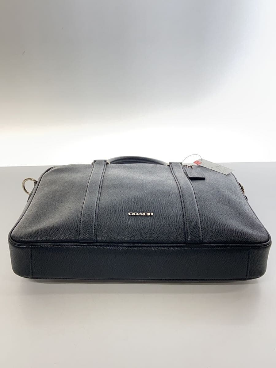 COACH Business Bag Metropolitan Briefcase Leather Black F59056 *Shoulder strap 4
