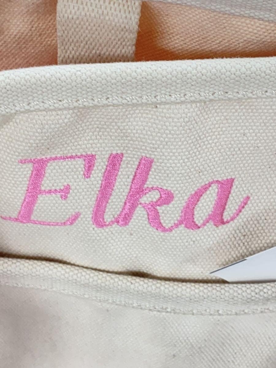 LANDS END Tote Bag Canvas Pink Solid Color 5