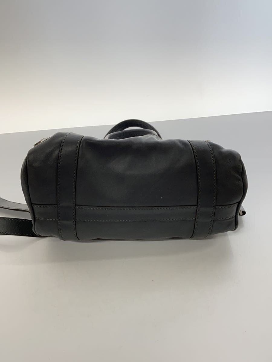 MARC BY MARC JACOBS Handbag Leather Gray Solid Color 4