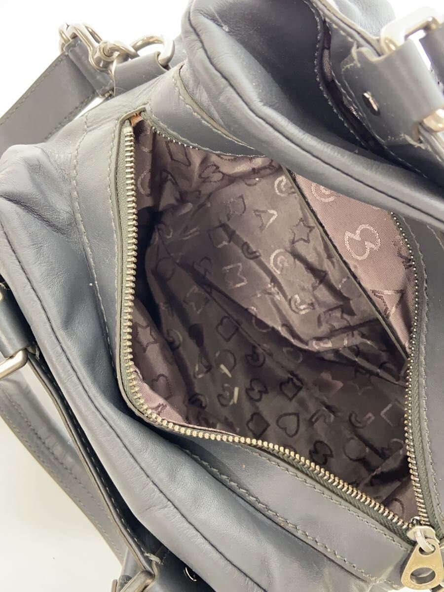 MARC BY MARC JACOBS Handbag Leather Gray Solid Color 6