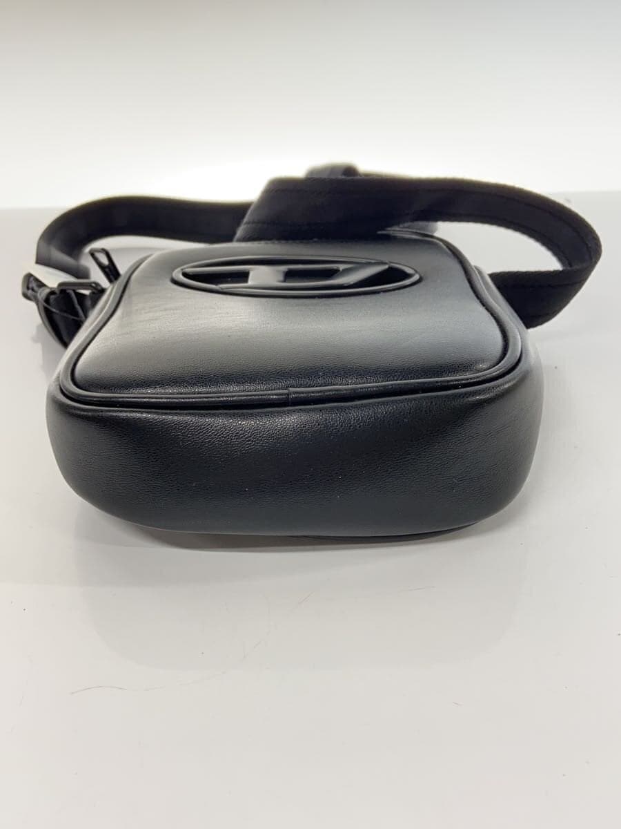 DIESEL shoulder bag leather BLK 4