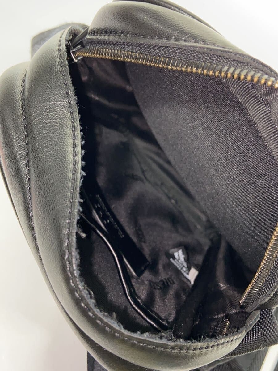 DIESEL shoulder bag leather BLK 6