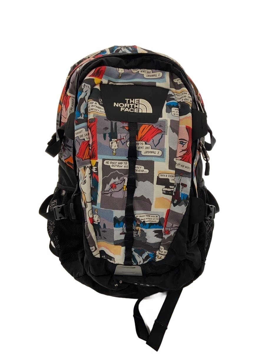 THE NORTH FACE backpack -- multicolor all-over pattern NM71606