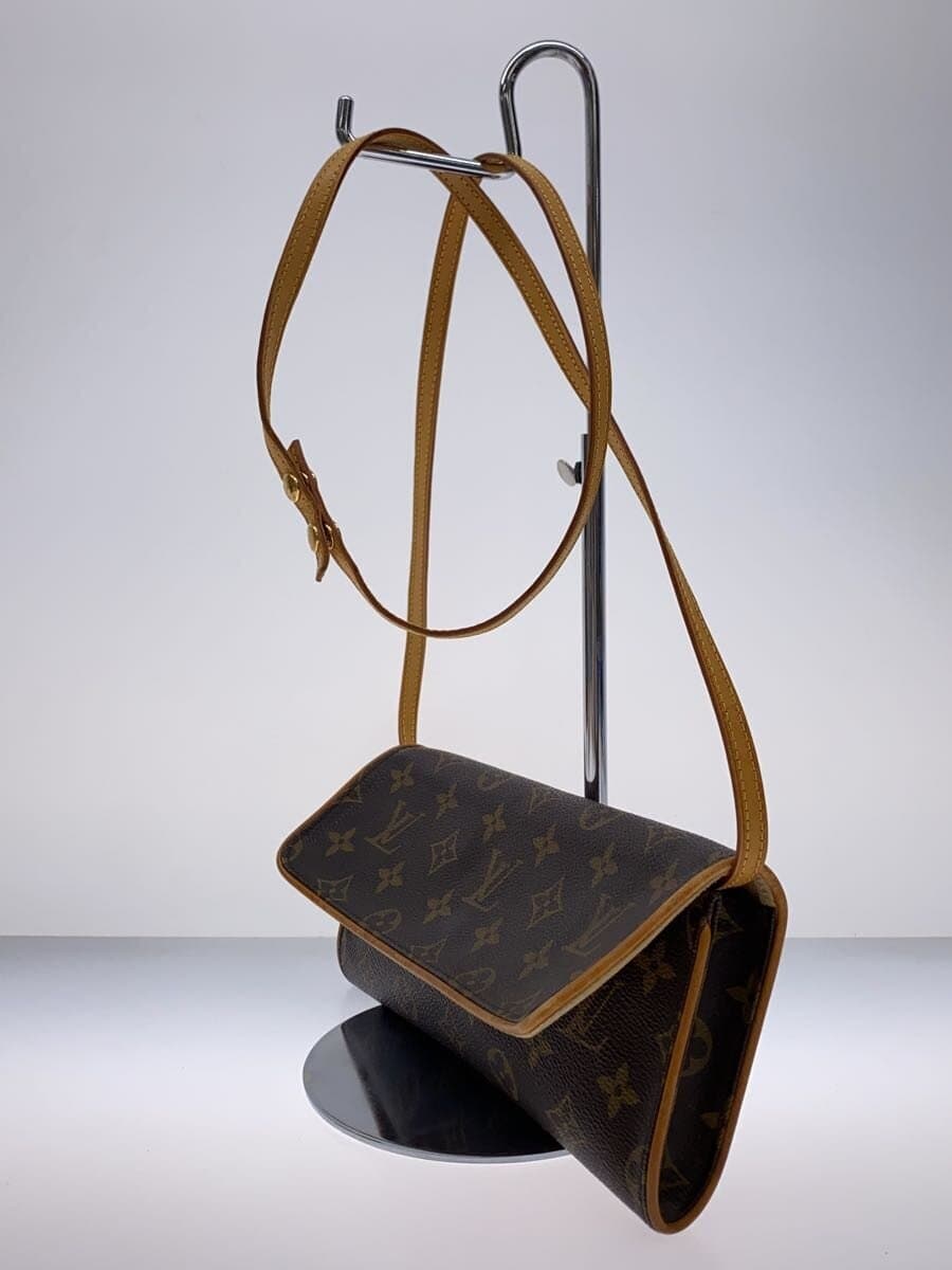 LOUIS VUITTON Pochette Twin GM_Monogram Canvas PVC Brown 2