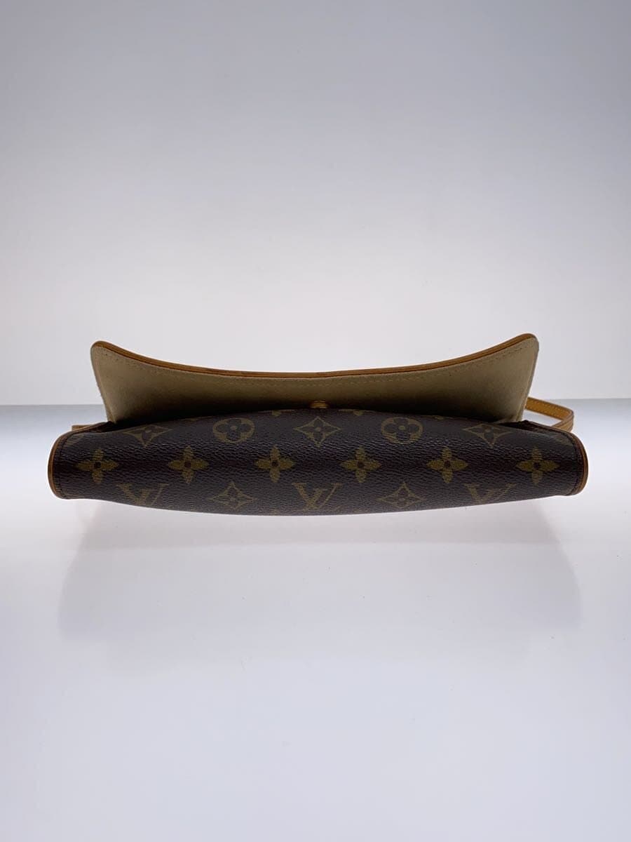 LOUIS VUITTON Pochette Twin GM_Monogram Canvas PVC Brown 4