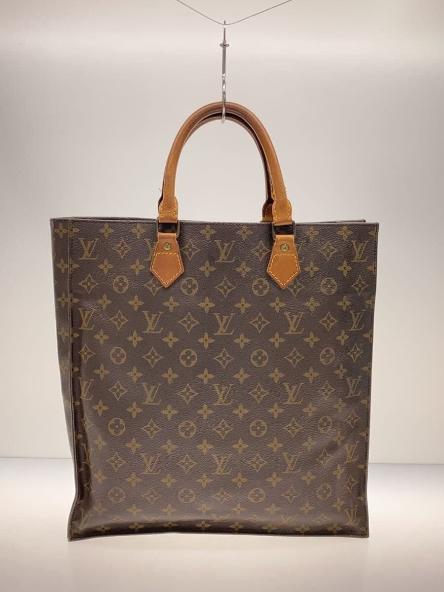 LOUIS VUITTON1)Sack Pla _Monogram Canvas PVC BRW 3