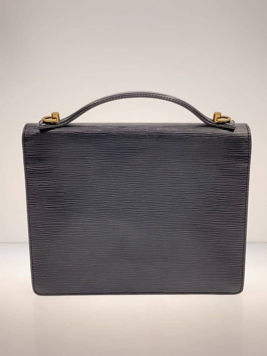 LOUIS VUITTON Monceau _Epi Leather BLK 3