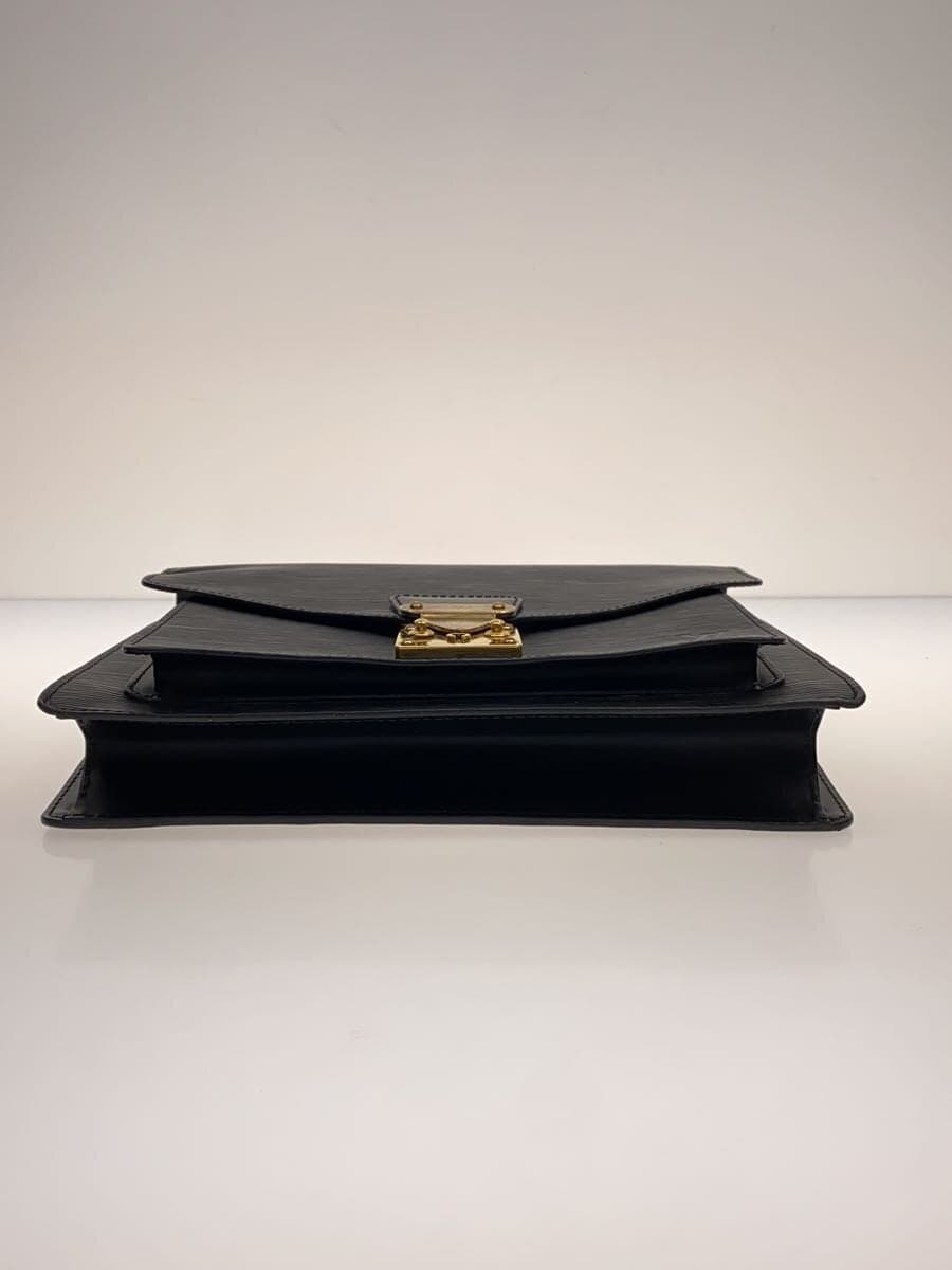 LOUIS VUITTON Monceau _Epi Leather BLK 4