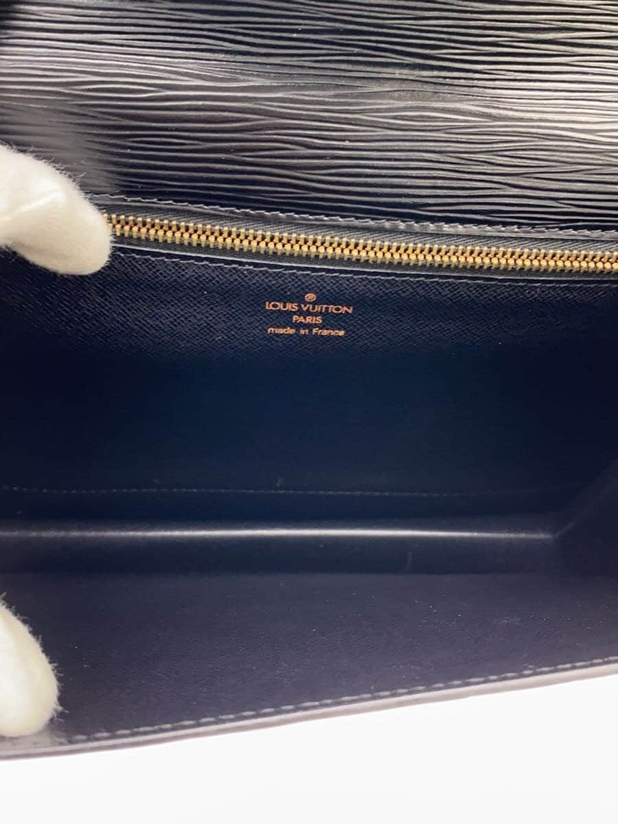 LOUIS VUITTON Monceau _Epi Leather BLK 6