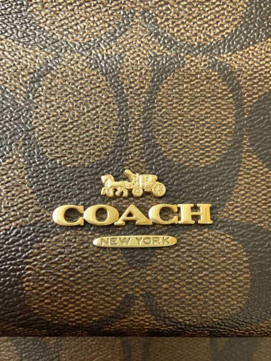 COACH Medium Charlie Backpack_Signature PVC Brown All-Over Print F32200 5