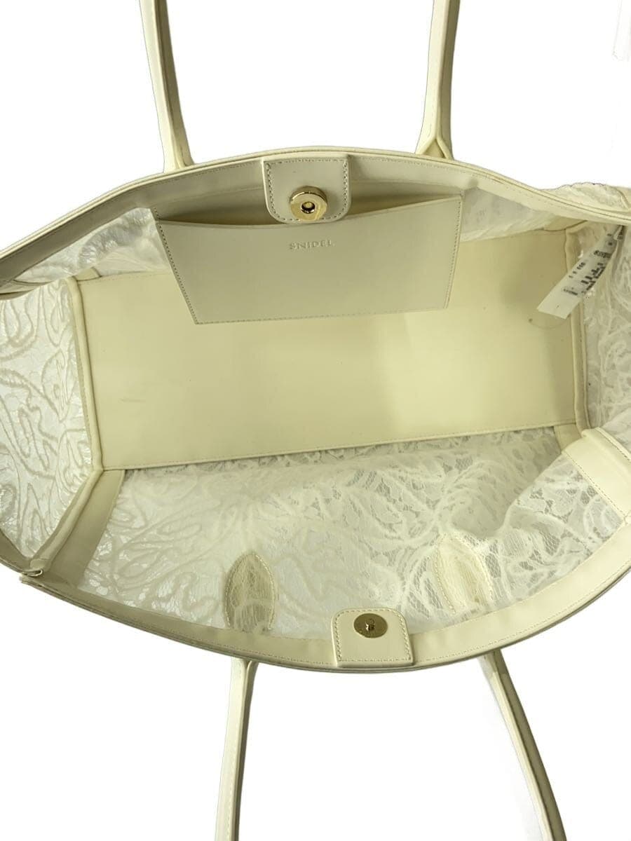 SNIDEL tote bag polyester white all-over pattern SWGB251679 6