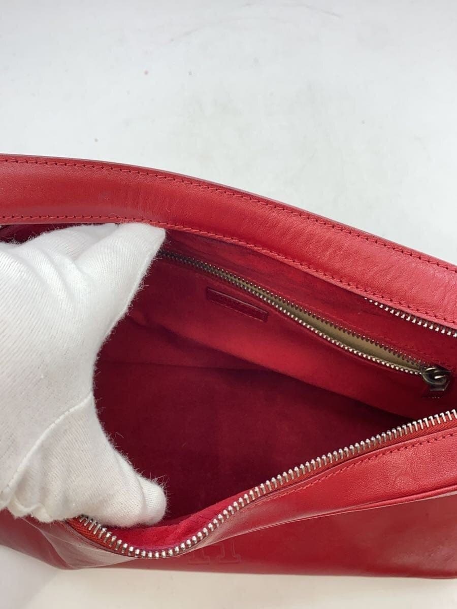 HIROFU Shoulder Bag Leather RED 6