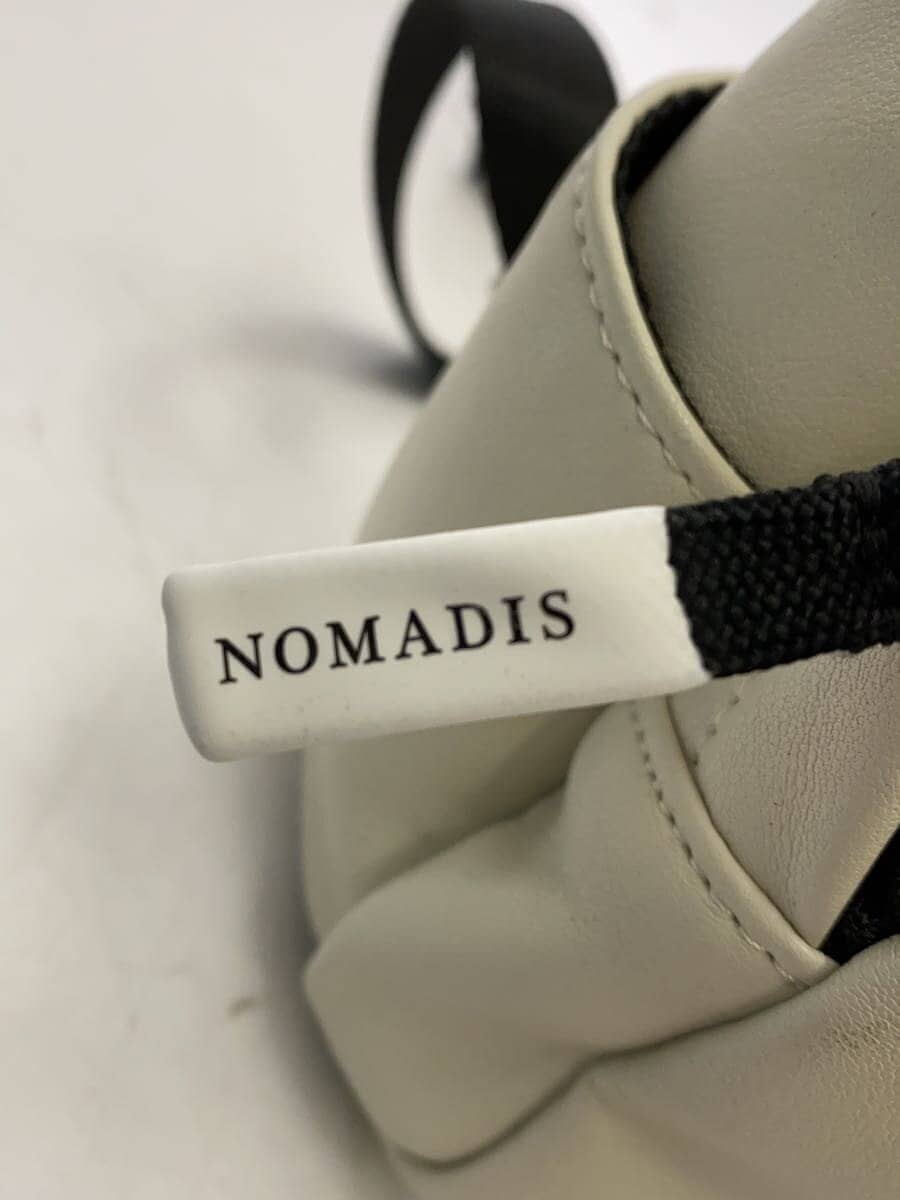 NOMADISDAY PETIT Mini Backpack Carabiner Leather CRM Off White 5