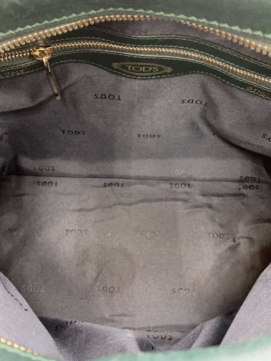 TOD’S Shoulder Bag Leather GRN 6