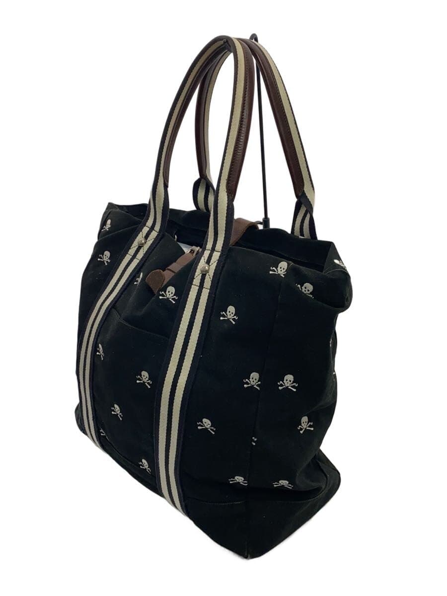 RUGBY RALPH LAUREN Tote Bag Canvas Black 2
