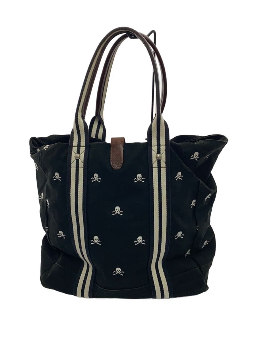 RUGBY RALPH LAUREN Tote Bag Canvas Black 3