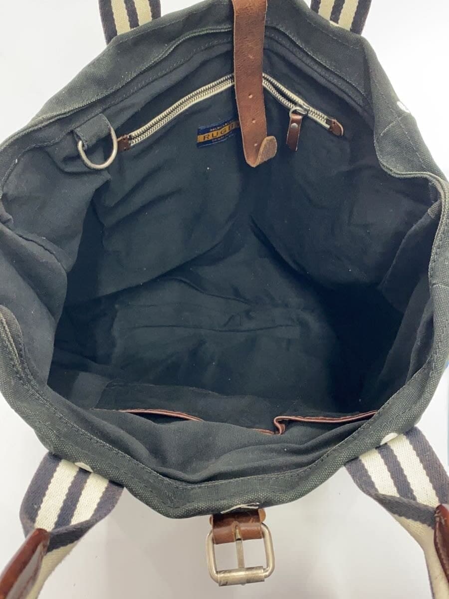 RUGBY RALPH LAUREN Tote Bag Canvas Black 6
