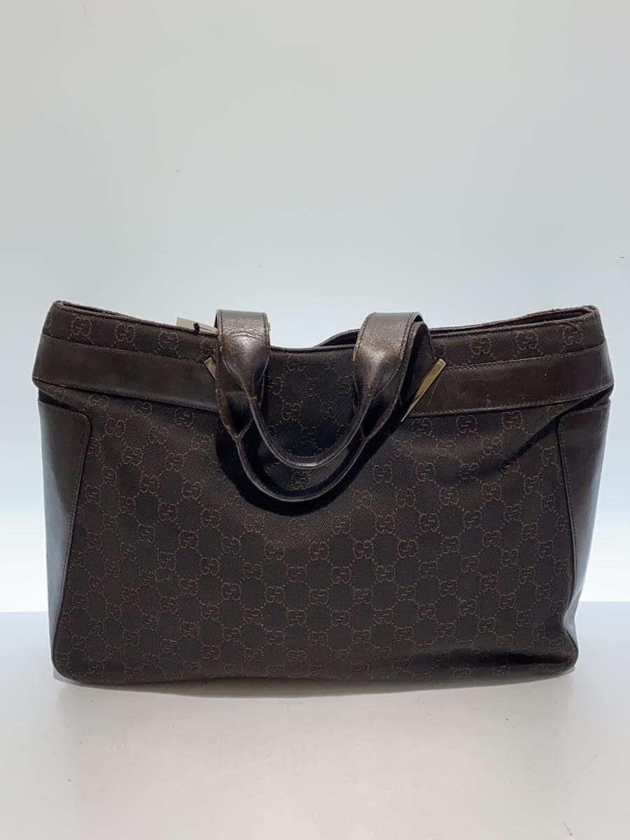 GUCCI tote bag canvas BRW all-over pattern 3