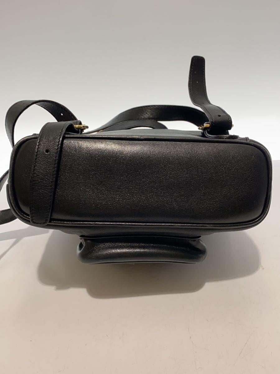 GUCCI Backpack Leather Black 4