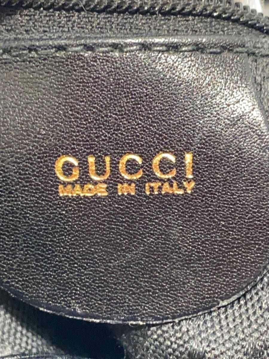 GUCCI Backpack Leather Black 5