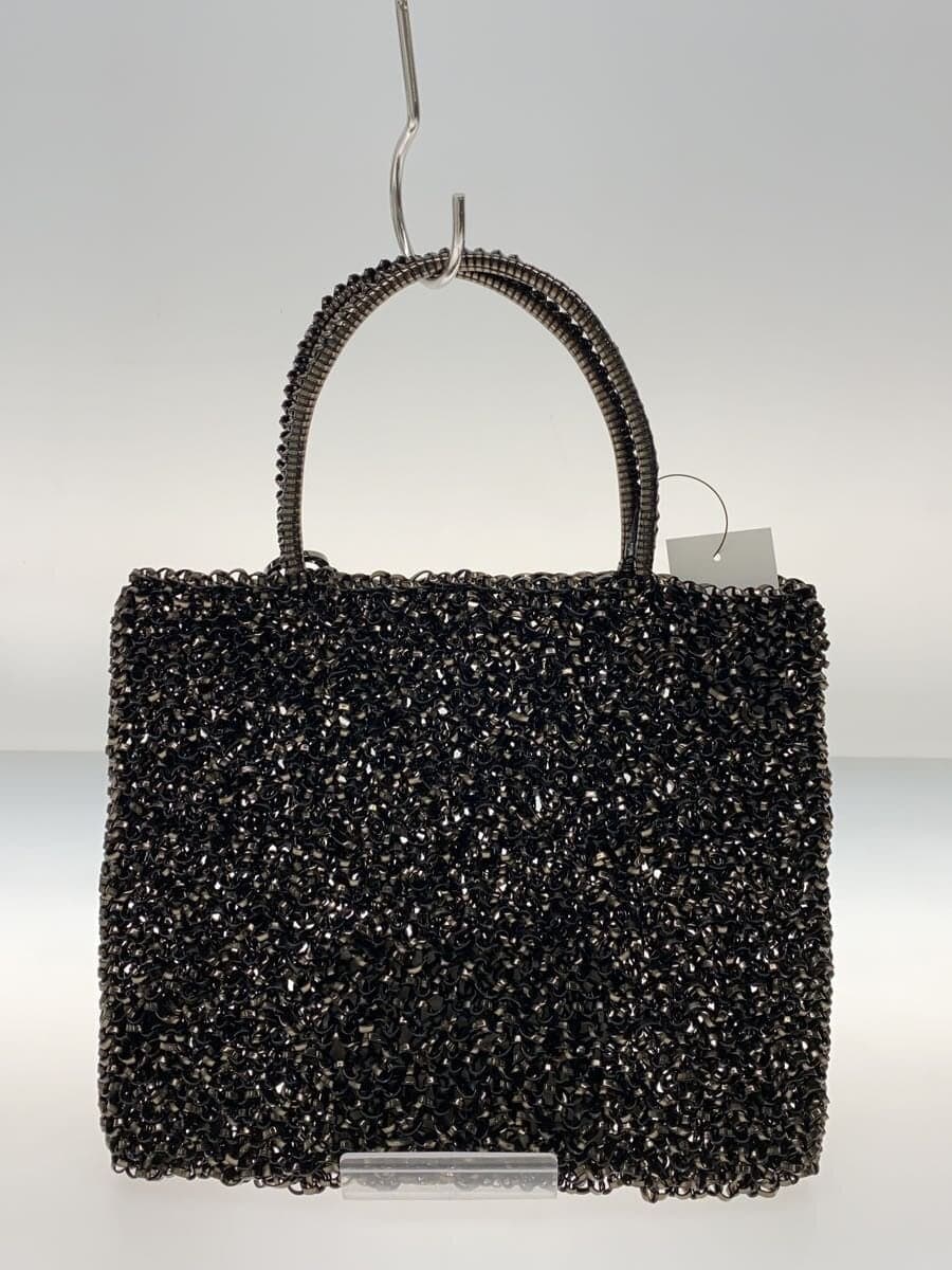 ANTEPRIMA Tote Bag PVC Black Solid Color 3