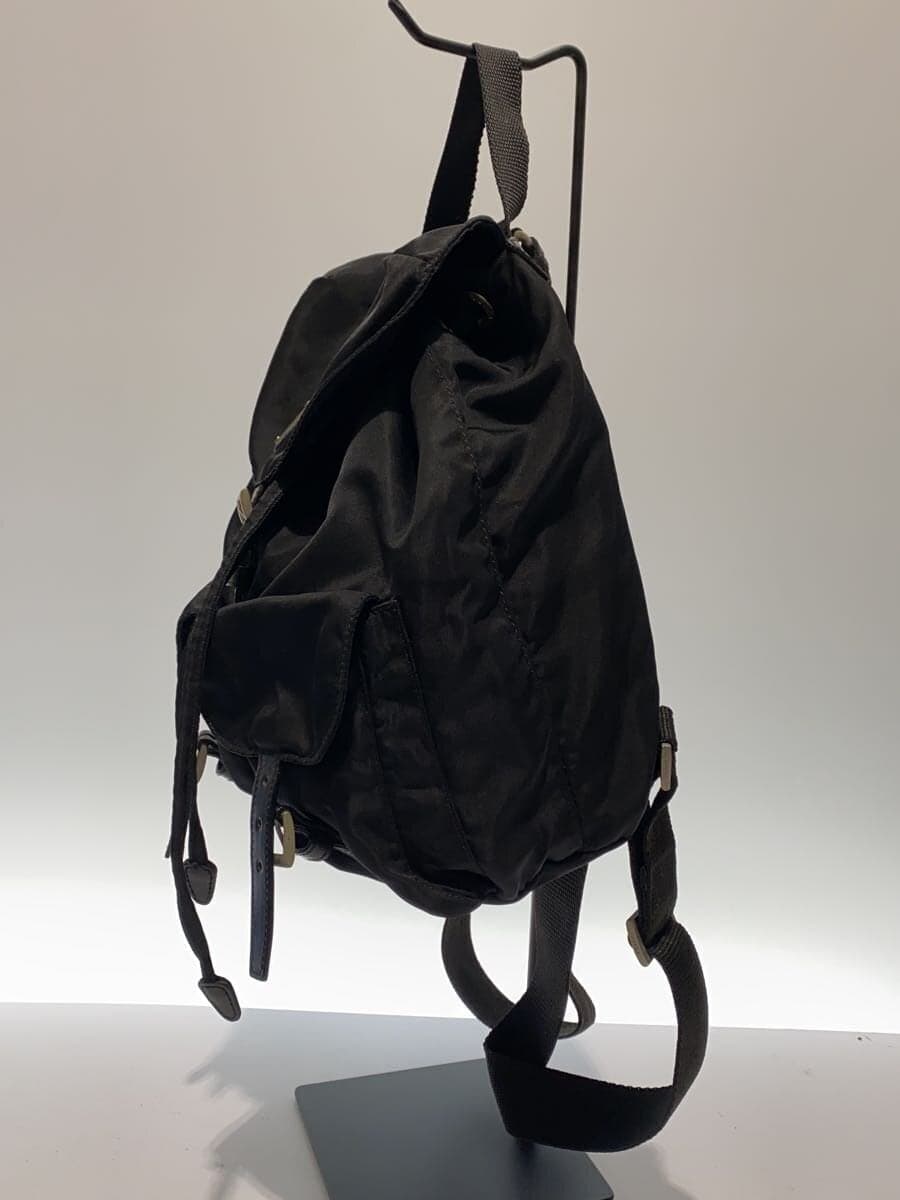 PRADA Backpack Nylon BLK B6677F 2