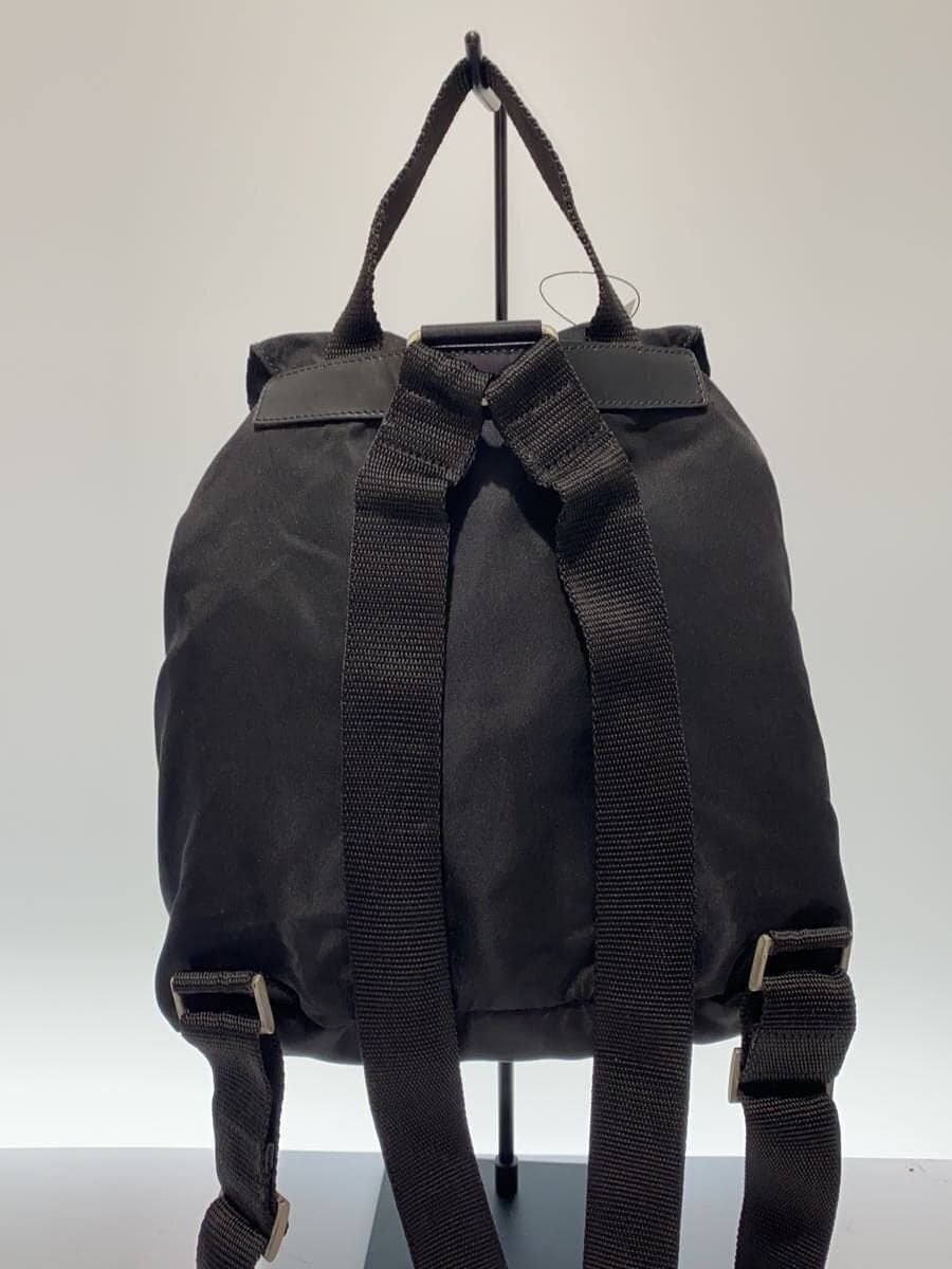 PRADA Backpack Nylon BLK B6677F 3