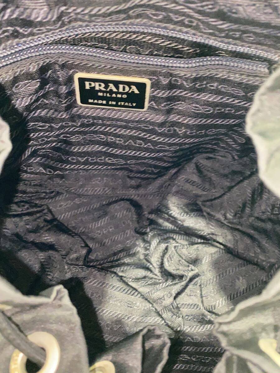PRADA Backpack Nylon BLK B6677F 6