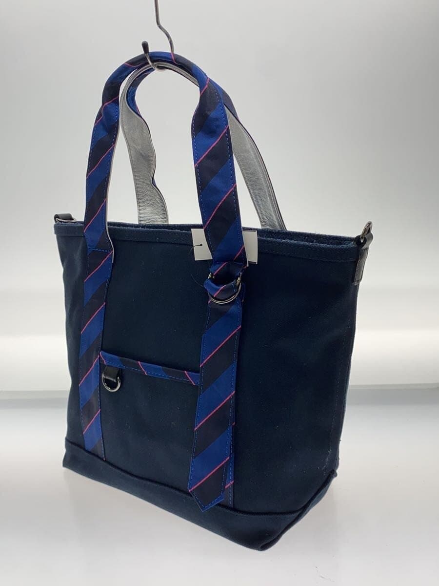 DOUBLELOOP Tote Bag Canvas NVY 2