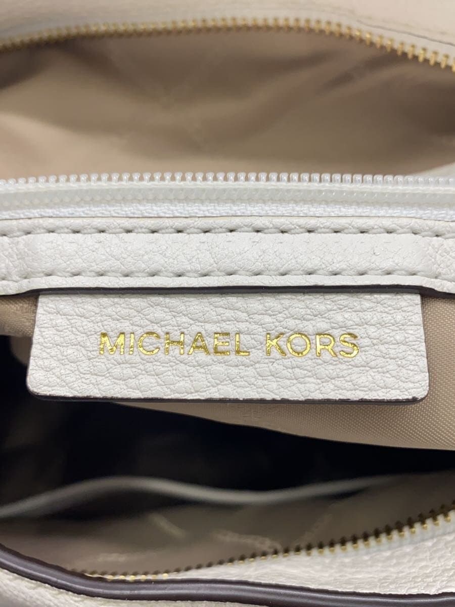 MICHAEL KORS Tote Bag WHT Solid AV-1811 5