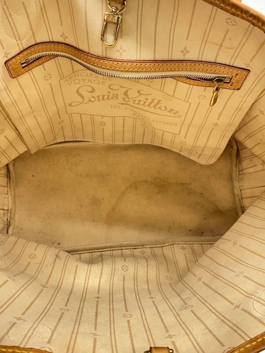 LOUIS VUITTON1)Neverfull MM_Damier Azur PVC WHT All Over Pattern 6