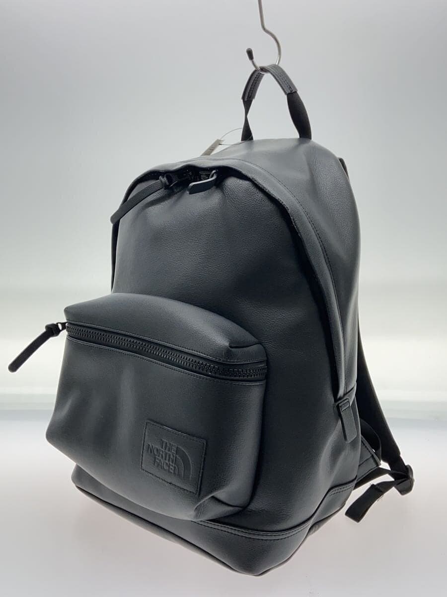 THE NORTH FACE Backpack Leather BLK Solid NM82083 2