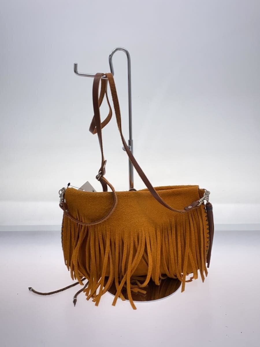 FUNNY Shoulder Bag Suede CML Solid Color 3