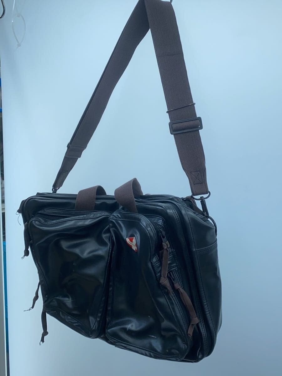 LUGGAGE LABEL Shoulder Bag -- BLK Solid Color 2