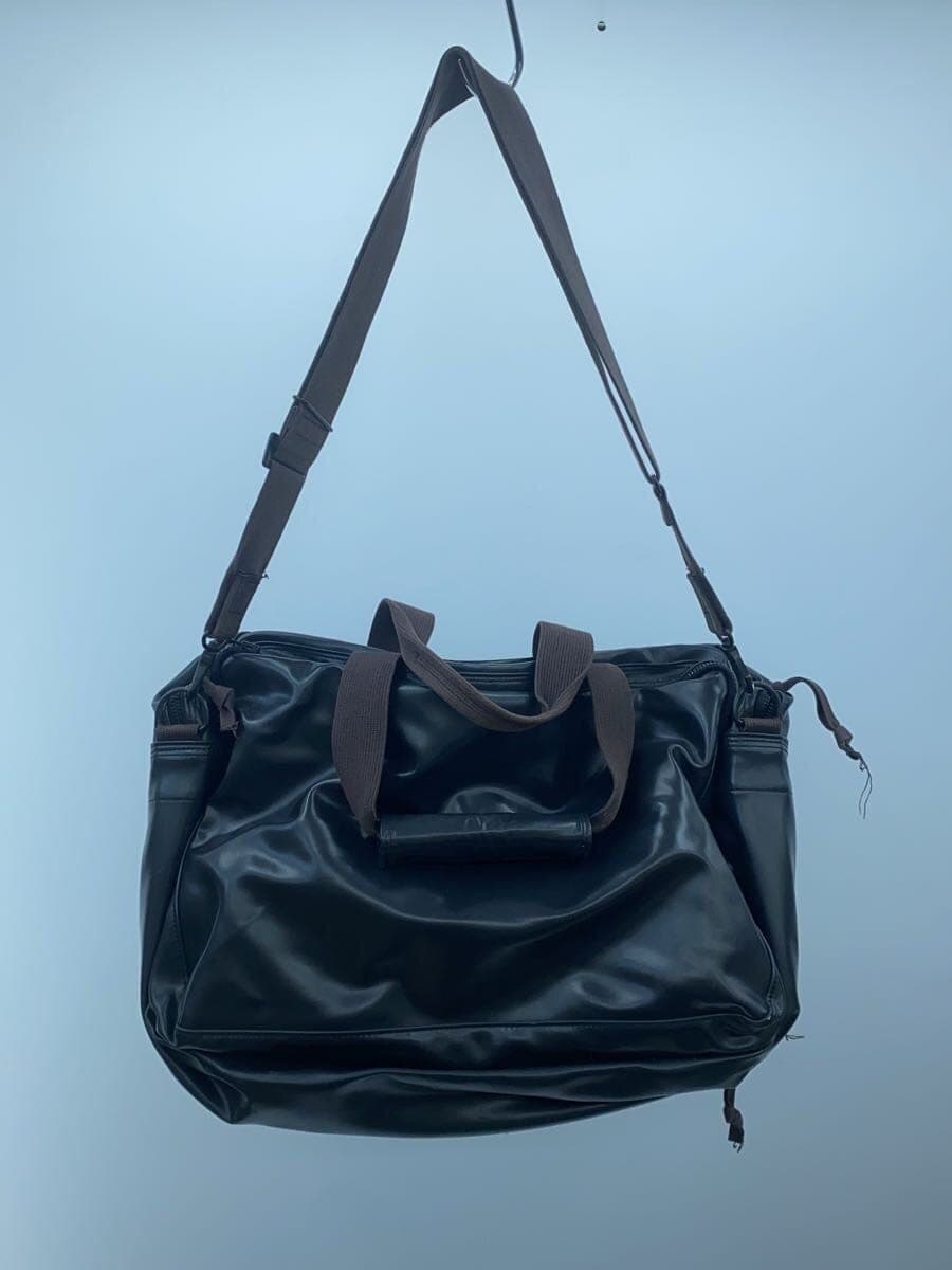 LUGGAGE LABEL Shoulder Bag -- BLK Solid Color 3