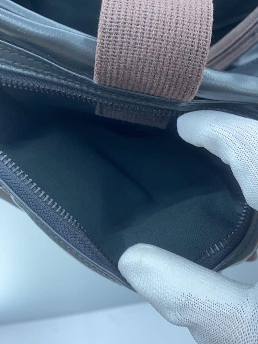 LUGGAGE LABEL Shoulder Bag -- BLK Solid Color 8