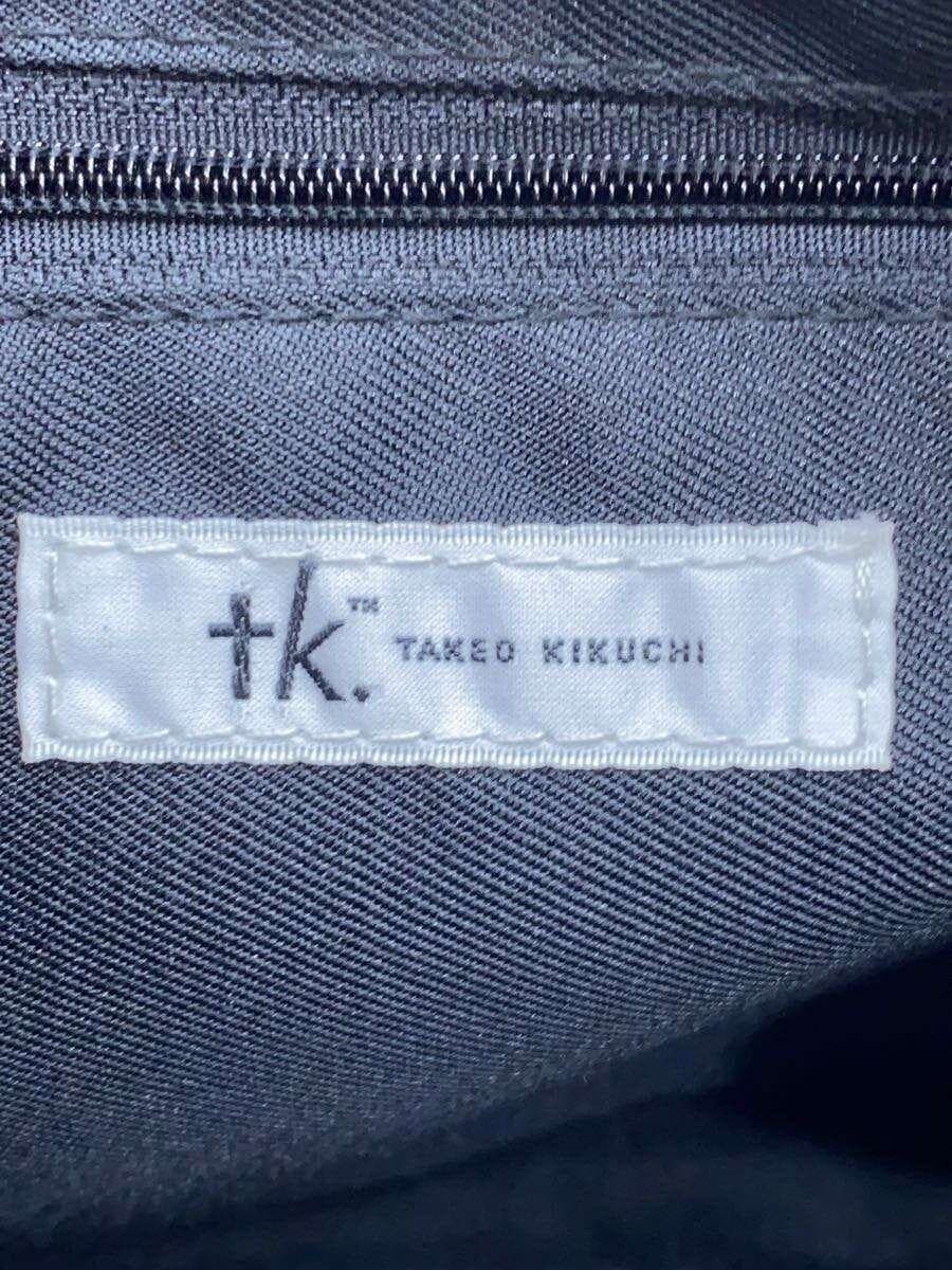 TAKEO KIKUCHI Shoulder Bag Leather BLK Solid 5