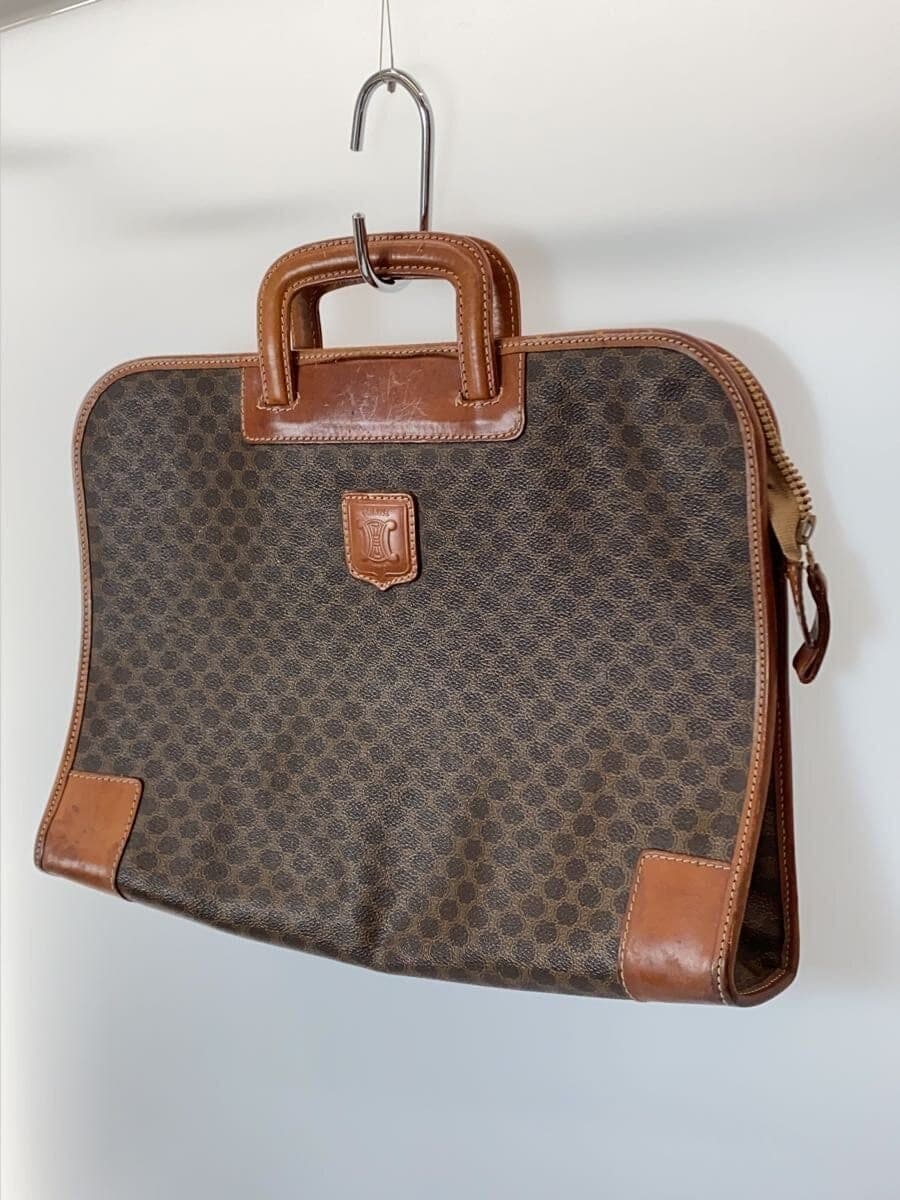 CELINEOLD Macadam Briefcase PVC BRW All Over Pattern 2