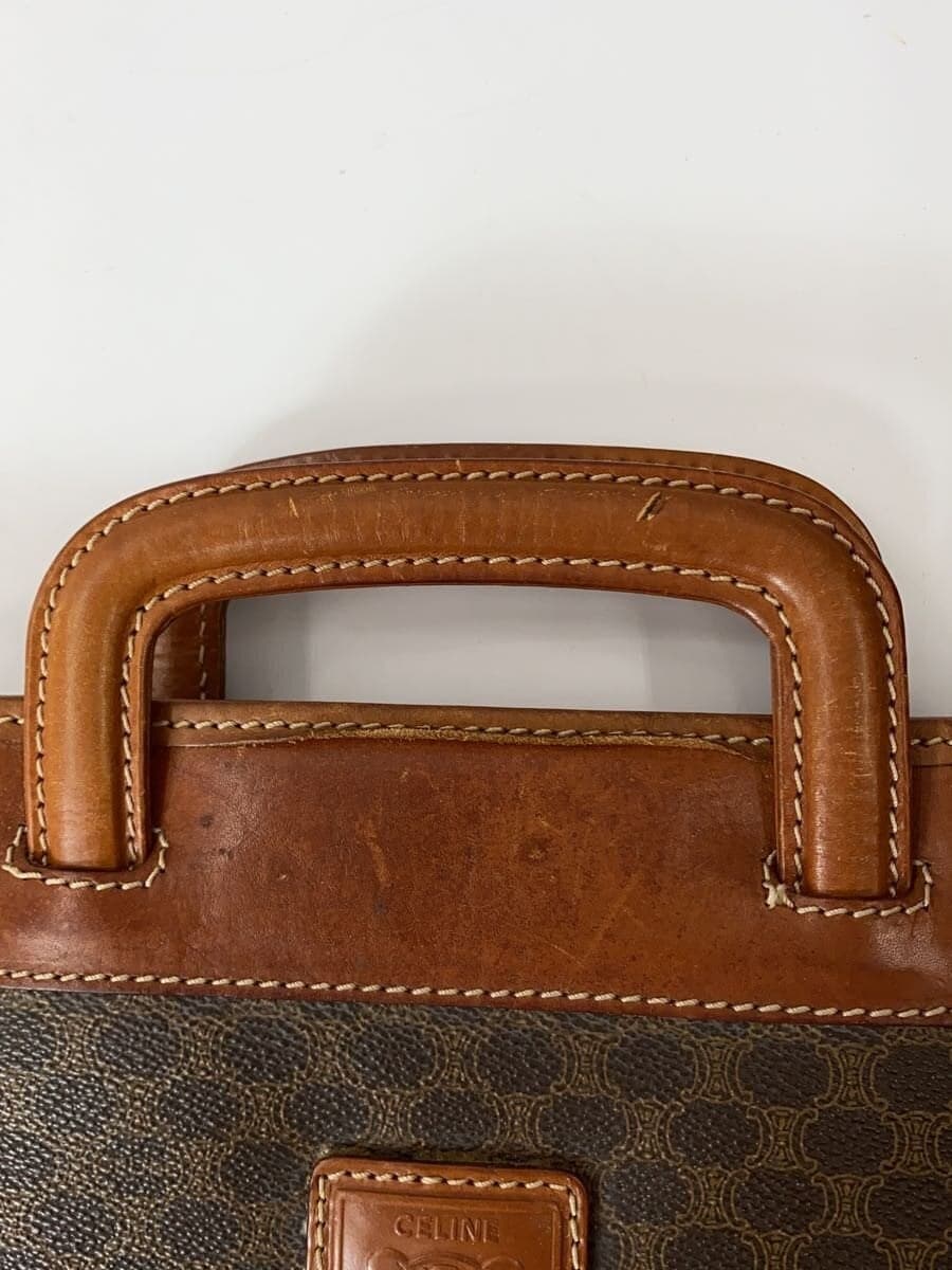 CELINEOLD Macadam Briefcase PVC BRW All Over Pattern 8