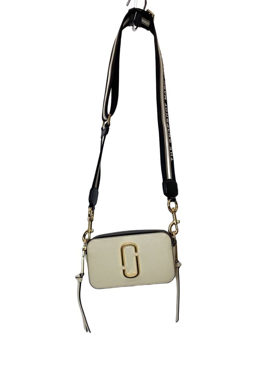 MARC JACOBS SNAP SHOT Shoulder Bag Leather CRM M0012007