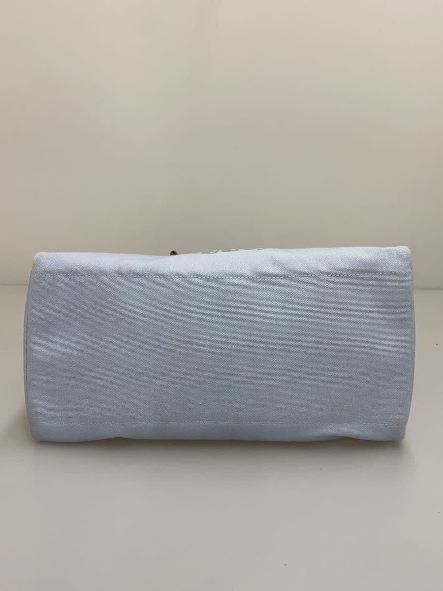 COACH Handbag Canvas BLU C3868 4